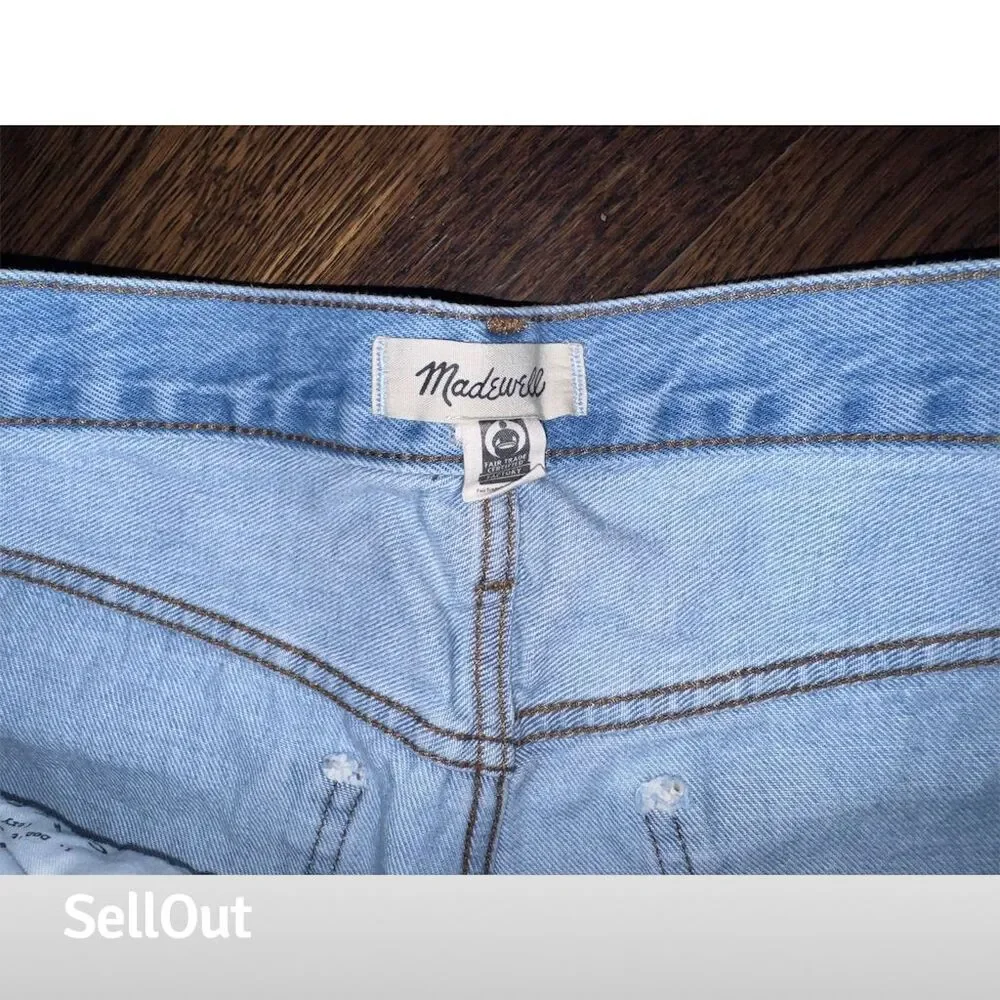 Madewell Women's Relaxed Denim Shorts Blue Standard Size‎ 28 Cedarcroft Wash